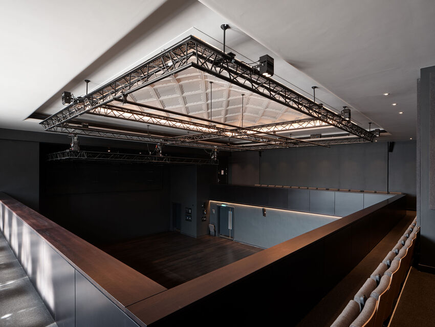 Interior of Studio Theatre, view from balcony