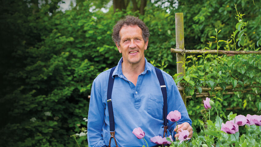 Monty Don in a garden