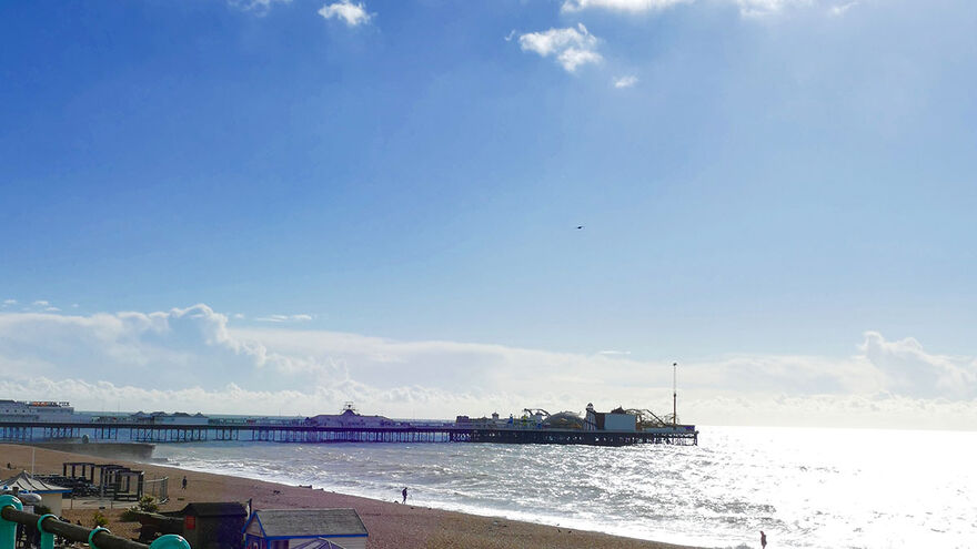 Brighton seafront and pier 