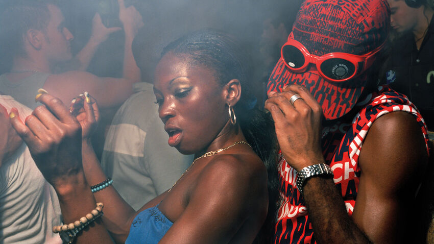 Brighton Photo Biennial - photo by Ewen Spencer from the series ‘UKG’ Twice as Nice, Aiya Napa, 1999