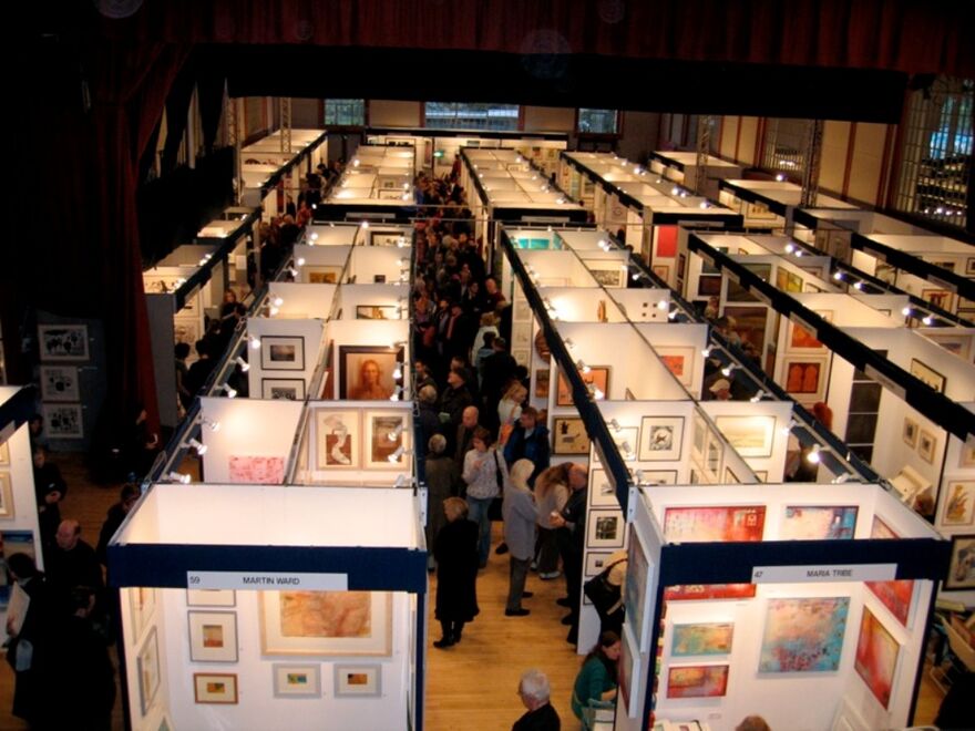 The Art Fair taking place in Brighton Dome's Corn Exchange