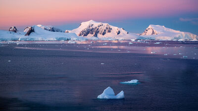 Image of melting ice caps