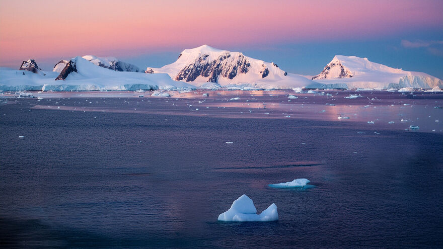 Image of melting ice caps