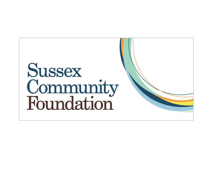 Dark text reading Sussex Community Foundation