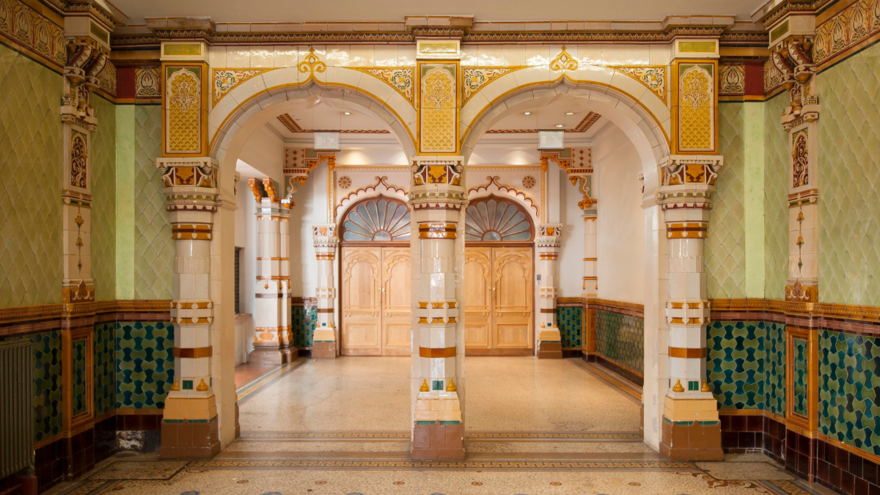 Inside the brighton dome.