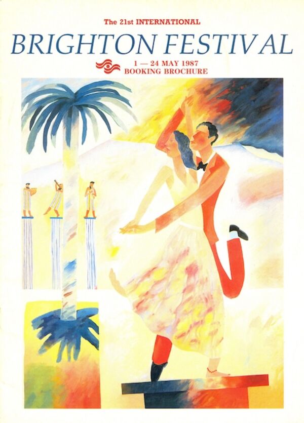 The cover of the 1987 Brighton Festival brochure 