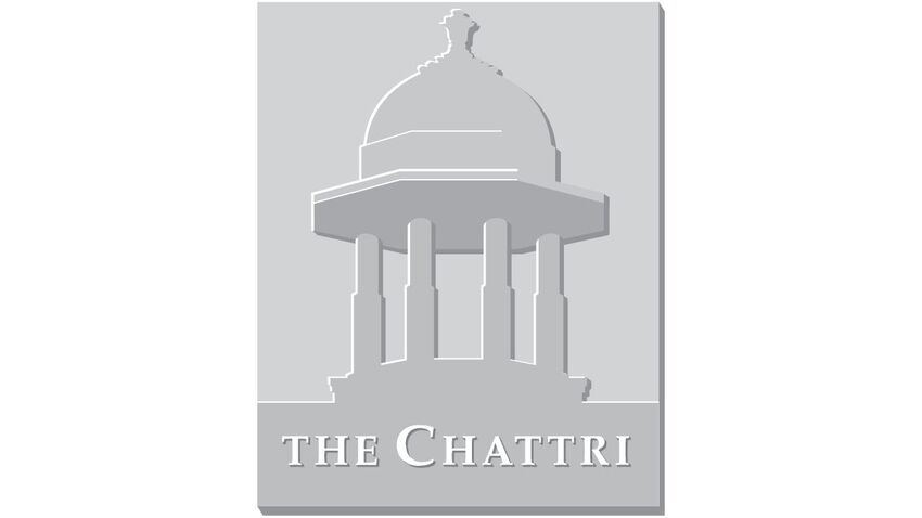Chattri Memorial logo, a grey graphic of the Chattri with the words 'The Chattri' below