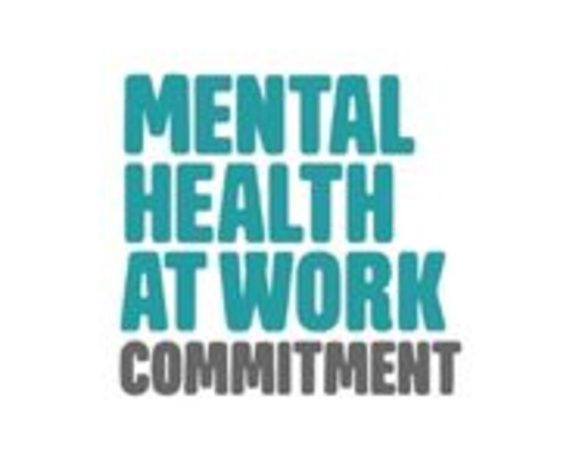 Logo reading Mental Health at work Commitment
