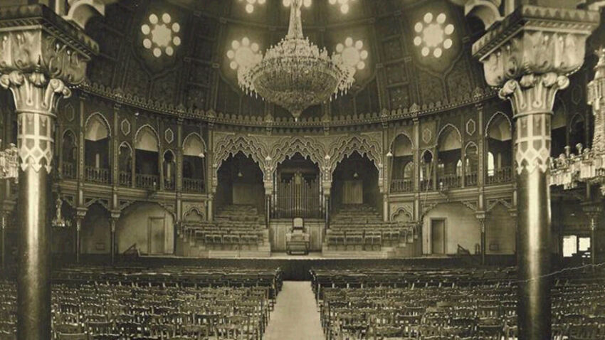 Brighton Dome Concert Hall after its 1867 transformation by architect Philip Lockwood
