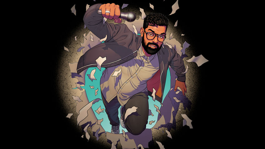 A cartoon version of Romesh